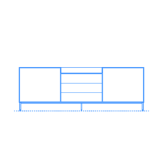 Furniture Credenzas Sen Credenza Craft Design Svg File, Free Vectors File